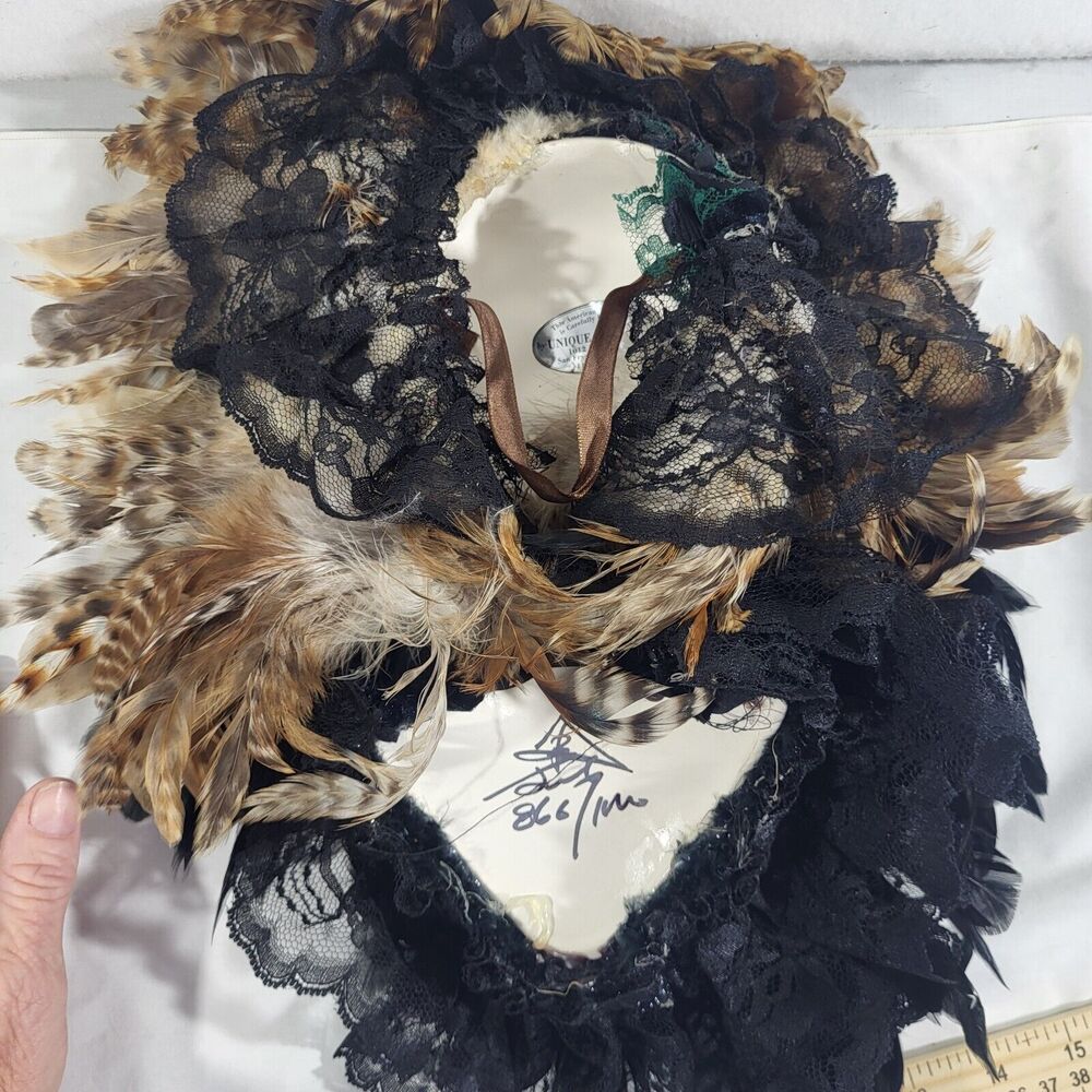 Unique Creations Limited Edition Lady  Wall Hanging Face Mask  # 866  Signed. - Picture 4 of 10